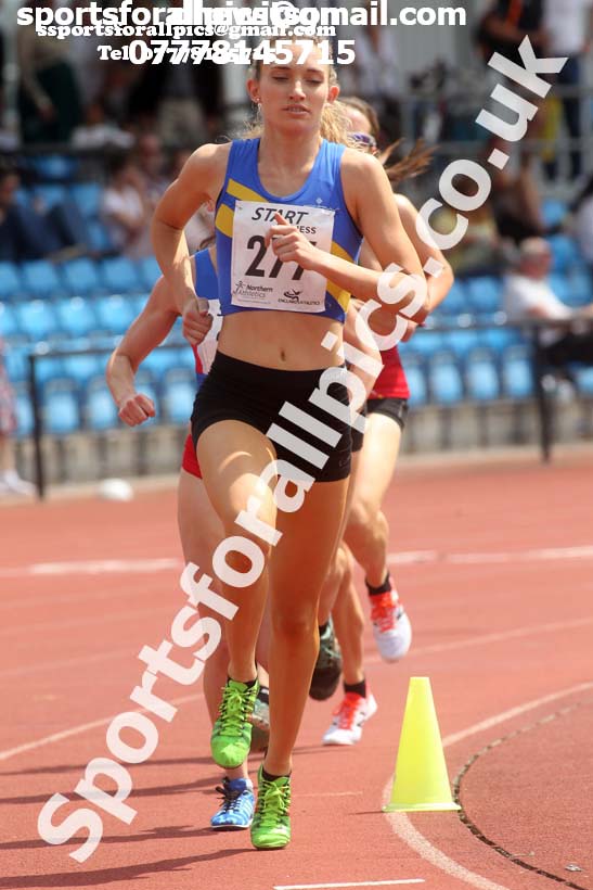 Senior womens 5000 metres, Northern Senior and Under-20s Champs., Sports City, Manchester. Photo: David T. Hewitson/Sports for All Pics